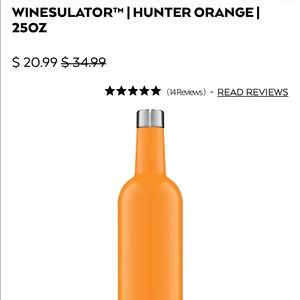 BruMate Hunter Orange winesulator